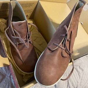 Red Wing Womans Work Boots Brown Leather